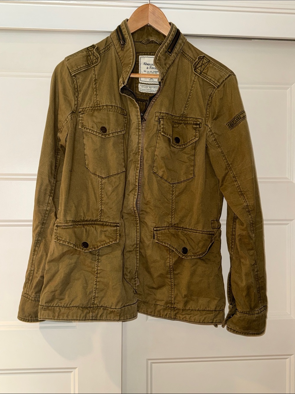 Abercrombie & Fitch Women’s Olive Utility Field Jacket